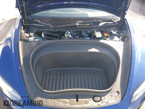 2025 Tesla Model 3 Long Range with VIN 5YJ3E1EA2SF915586, listed as a IAAI auction lot 41495870 with 4 mi miles and . Bid and sale history available at DreamBid. Image 10.