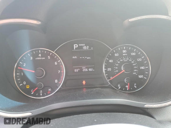 2018 Kia Forte LX with VIN 3KPFK4A77JE203760, listed as a Copart auction lot 54106125 with 206,182 mi miles and Clean Title. Bid and sale history available at carsss.com. Image 9.
