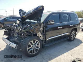 2015 Lexus LX 570 z VIN JTJHY7AX8F4180519, wystawiony jako Copart lot #52957125 z przebiegiem 192 807 mil mil oraz Szkoda całkowita • Salvage title. Historia ofert i sprzedaży dostępna na DreamBid. Obrazek 1.