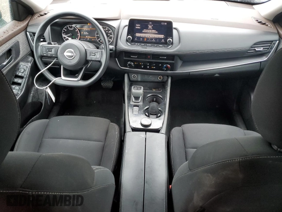 2023 Nissan Rogue S with VIN 5N1BT3ABXPC804814, listed as a Copart auction lot 57279825 with 46,926 mi miles and Salvage title. Bid and sale history available at DreamBid. Image 8.