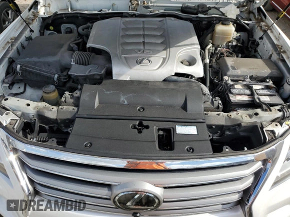 2015 Lexus LX 570 with VIN JTJHY7AX7F4169804, listed as a Copart auction lot 79885024 with 55,392 mi miles and Salvage Title. Bid and sale history available at DreamBid. Image 12.