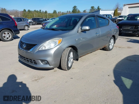 2012 Nissan Versa SL with VIN 3N1CN7AP8CL859169, listed as a IAAI auction lot 42013989 with 93,310 mi miles. Bid and sale history available at carsss.com. Image 2.