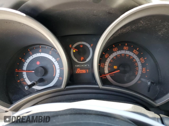 2012 Scion tC z VIN JTKJF5C72C3044845, wystawiony jako Copart lot #57863765 z przebiegiem 220 967 mil mil oraz Szkoda całkowita • Salvage title. Historia ofert i sprzedaży dostępna na DreamBid. Obrazek 9.
