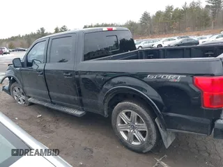 2018 Ford F-150 XL with VIN 1FTFW1E55JFE25165, listed as a IAAI auction lot 41708303 with 186,664 mi miles and . Bid and sale history available at DreamBid. Image 14.