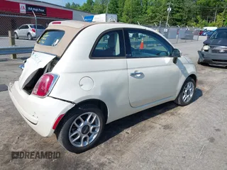 2013 FIAT 500 Pop with VIN 3C3CFFDR7DT512732, listed as a IAAI auction lot 42443988 with 120,681 mi miles and . Bid and sale history available at DreamBid. Image 4.