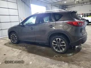2016 Mazda CX-5 Grand Touring with VIN JM3KE4DY0G0765406, listed as a Copart auction lot 46499385 with 116,155 mi miles and Salvage Title. Bid and sale history available at carsss.com. Image 2.