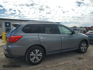 2019 Nissan Pathfinder SV with VIN 5N1DR2MN1KC621804, listed as a Copart auction lot 53904365 with 43,144 mi miles and Salvage Title. Bid and sale history available at carsss.com. Image 3.