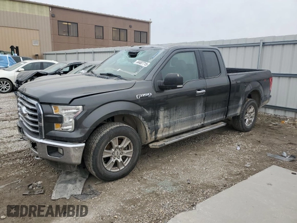 2016 Ford F-150 XLT with VIN 1FTFX1EF0GFA30308, listed as a Copart auction lot 44407715 with 205,439 mi miles and Salvage Title. Bid and sale history available at carsss.com. Image 1.