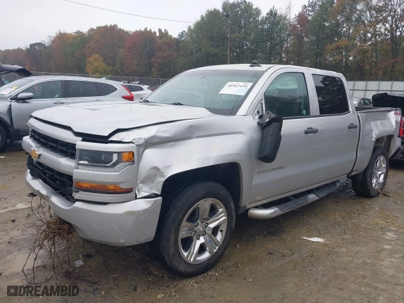 2018 Chevrolet Silverado 1500 Custom with VIN 3GCUKPEC6JG158864, listed as a IAAI auction lot 40902459 with 154,701 mi miles. Bid and sale history available at carsss.com. Image 6.