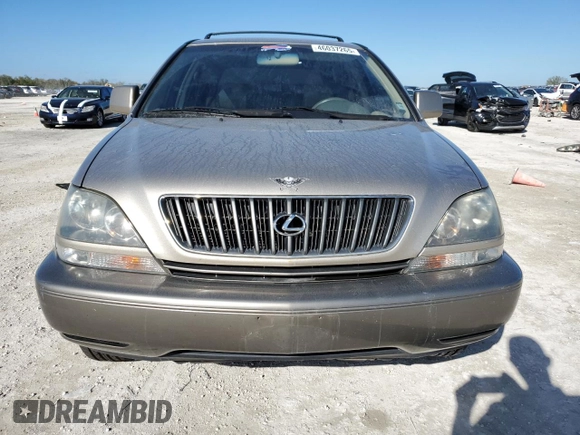 1999 Lexus RX 300 z VIN JT6GF10U1X0043401, wystawiony jako Copart lot #46037265 z przebiegiem 123 935 mil mil oraz Szkoda całkowita • Salvage title. Historia ofert i sprzedaży dostępna na DreamBid. Obrazek 5.