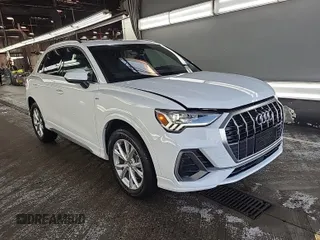 2023 Audi Q3 S line Premium with VIN WA1DECF3XP1106668, listed as a IAAI auction lot 42845143 with 46,005 mi miles and . Bid and sale history available at DreamBid. Image 10.