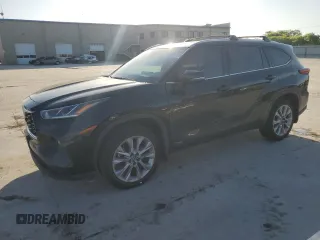 2023 Toyota Highlander Hybrid Limited with VIN 5TDXBRCH6PS576682, listed as a Copart auction lot 52722775 with 157,933 mi miles and Salvage title. Bid and sale history available at DreamBid. Image 1.
