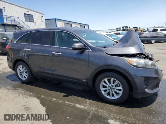 2019 Kia Sorento LX with VIN 5XYPGDA5XKG469637, listed as a Copart auction lot 61475445 with 129,864 mi miles and Clean title. Bid and sale history available at DreamBid. Image 4.