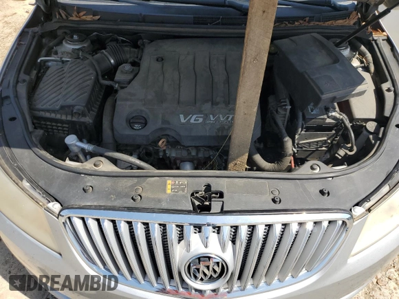 2012 Buick LaCrosse Premium 1 with VIN 1G4GD5E38CF117213, listed as a Copart auction lot 57071975 with 167,720 mi miles and Salvage title. Bid and sale history available at DreamBid. Image 11.