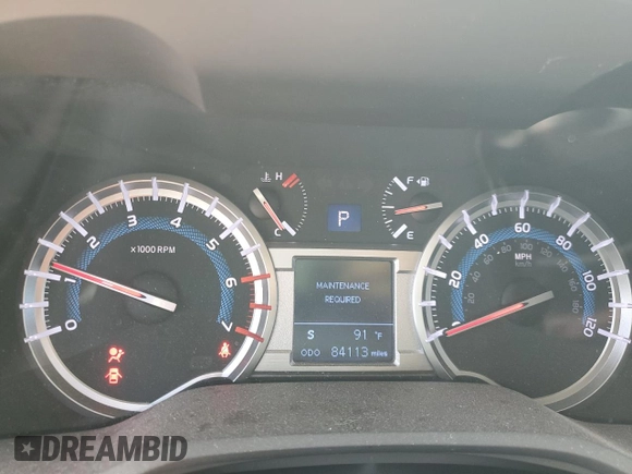 2017 Toyota 4Runner SR5 с VIN JTEBU5JR4H5423651, выставлен на аукционе Copart как лот 53654765 с пробегом 84 113 миль миль и Списание • Salvage title. История ставок и продаж доступна на DreamBid. Изображение 9.