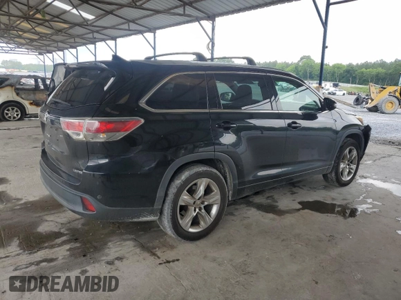 2015 Toyota Highlander Limited with VIN 5TDYKRFHXFS069668, listed as a Copart auction lot 57432665 with 272,966 mi miles and Salvage title. Bid and sale history available at DreamBid. Image 3.