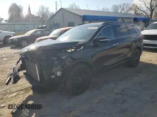 2019 Kia Sorento S V6 with VIN 5XYPG4A50KG594548, listed as a Copart auction lot 84011434 with 98,444 mi miles and Salvage Title. Bid and sale history available at carsss.com. Image 1.