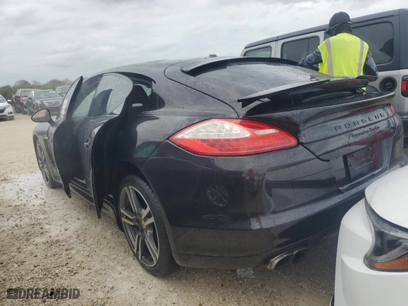 2012 Porsche Panamera Turbo with VIN WP0AC2A77CL090348, listed as a Copart auction lot 78718204 with 0 mi miles and Salvage Title. Bid and sale history available at carsss.com. Image 2.