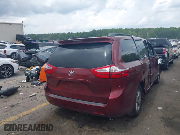 2017 Toyota Sienna LE Auto Access Seat with VIN 5TDKZ3DC6HS822945, listed as a IAAI auction lot 42094629 with 171,450 mi miles and . Bid and sale history available at DreamBid. Image 4.