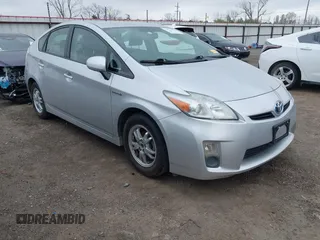 2010 Toyota Prius II with VIN JTDKN3DU2A0136687, listed as a IAAI auction lot 41927748 with 170,756 mi miles. Bid and sale history available at carsss.com. Image 1.