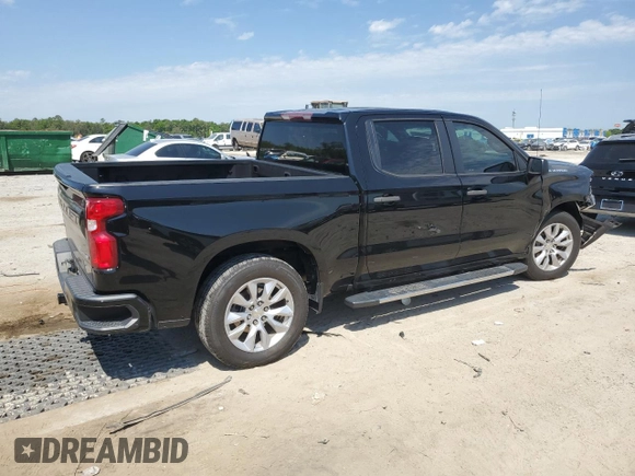 2020 Chevrolet Silverado 1500 Custom with VIN 3GCPWBEF5LG107096, listed as a Copart auction lot 52941095 with 61,415 mi miles and Salvage Title. Bid and sale history available at DreamBid. Image 3.