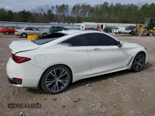 2017 Infiniti Q60 Premium with VIN JN1CV7EK5HM110860, listed as a Copart auction lot 47851095 with 93,742 mi miles and Salvage title. Bid and sale history available at DreamBid. Image 3.