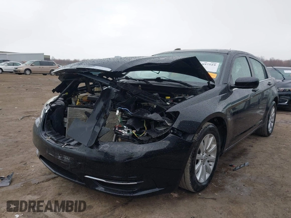 2012 Chrysler 200 Touring with VIN 1C3CCBBB9CN175907, listed as a IAAI auction lot 41897519 with 107,626 mi miles and . Bid and sale history available at carsss.com. Image 2.
