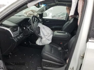 2019 Chevrolet Suburban Premier with VIN 1GNSKJKC8KR386432, listed as a Copart auction lot 46705655 with 79,814 mi miles and Salvage Title. Bid and sale history available at DreamBid. Image 7.