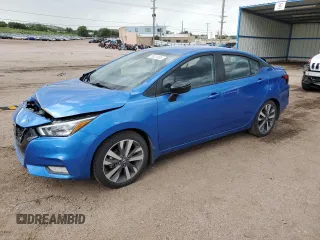 2020 Nissan Versa SR with VIN 3N1CN8FV7LL827407, listed as a Copart auction lot 59151025 with 34,947 mi miles and Salvage title. Bid and sale history available at DreamBid. Image 1.