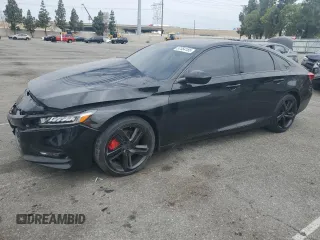 2020 Honda Accord Sport with VIN 1HGCV2F3XLA020073, listed as a Copart auction lot 57354185 with 41,649 mi miles and Salvage title. Bid and sale history available at DreamBid. Image 1.