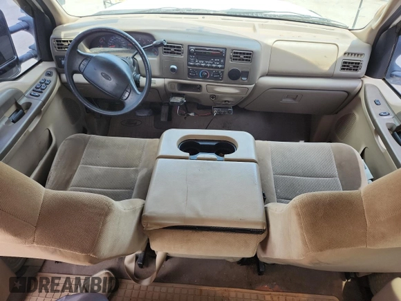 2002 Ford F-250 XL with VIN 1FTNW20F32EA27266, listed as a Copart auction lot 63110855 with 265,546 mi miles and Salvage title. Bid and sale history available at DreamBid. Image 8.