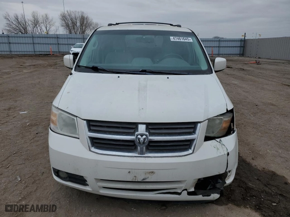 2009 Dodge Grand Caravan SXT with VIN 2D8HN54X19R651702, listed as a Copart auction lot 47461645 with 161,270 mi miles and Salvage Title. Bid and sale history available at carsss.com. Image 5.