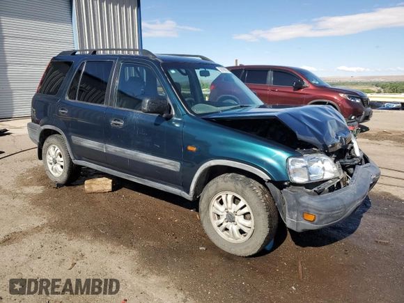 1996 Honda CR-V with VIN RD11096155, listed as a Copart auction lot 59189215 with 129,069 mi miles and Salvage title. Bid and sale history available at DreamBid. Image 4.
