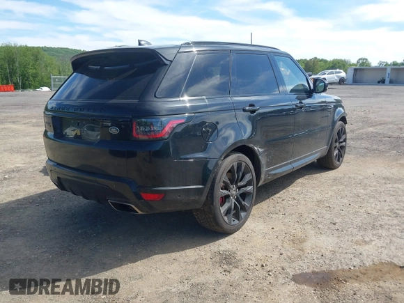 2021 Land Rover Range Rover Sport HST with VIN SALWS2RU8MA795751, listed as a IAAI auction lot 42306974 with 151,681 mi miles and . Bid and sale history available at DreamBid. Image 4.