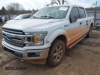 2019 Ford F-150 XL with VIN 1FTFW1E43KKE83114, listed as a IAAI auction lot 41578331 with 227,050 mi miles. Bid and sale history available at carsss.com. Image 17.