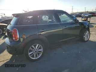 2014 MINI Countryman S with VIN WMWZC3C58EWT01267, listed as a Copart auction lot 47268355 with 45,430 mi miles and Salvage Title. Bid and sale history available at DreamBid. Image 3.