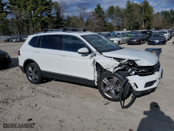 2019 Volkswagen Tiguan SEL Premium with VIN 3VV4B7AXXKM019673, listed as a Copart auction lot 50766895 with 63,536 mi miles and Salvage Title. Bid and sale history available at carsss.com. Image 4.