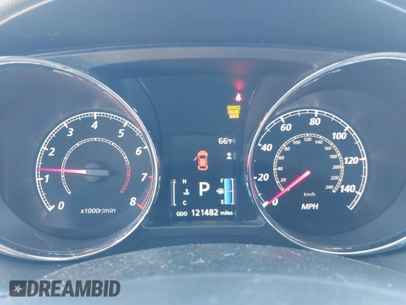 2014 Mitsubishi Outlander SE z VIN 4A4AP4AU3EE024904, wystawiony jako IAAI lot #42373011 z przebiegiem 121 482 mil mil oraz . Historia ofert i sprzedaży dostępna na DreamBid. Obrazek 7.