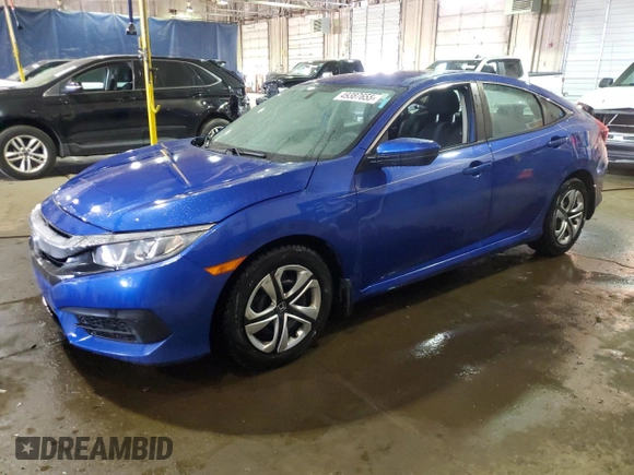 2016 Honda Civic Sedan LX with VIN 19XFC2F53GE033396, listed as a Copart auction lot 49387655 with 180,347 mi miles and Clean Title. Bid and sale history available at carsss.com. Image 1.