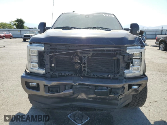 2018 Ford F-250 XL with VIN 1FT7W2BT8JEC41826, listed as a Copart auction lot 58734745 with 74,844 mi miles and Salvage title. Bid and sale history available at DreamBid. Image 5.
