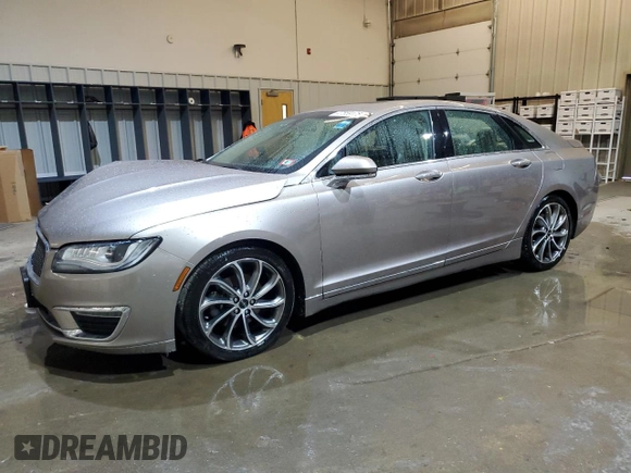 2019 Lincoln MKZ Reserve I with VIN 3LN6L5D97KR617014, listed as a Copart auction lot 47559175 with 146,414 mi miles and Salvage Title. Bid and sale history available at DreamBid. Image 1.
