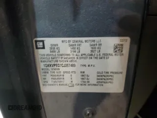 2012 GMC Acadia SLE with VIN 1GKKVPED7CJ267489, listed as a Copart auction lot 44757614 with 129,859 mi miles and Non Repairable. Bid and sale history available at carsss.com. Image 12.