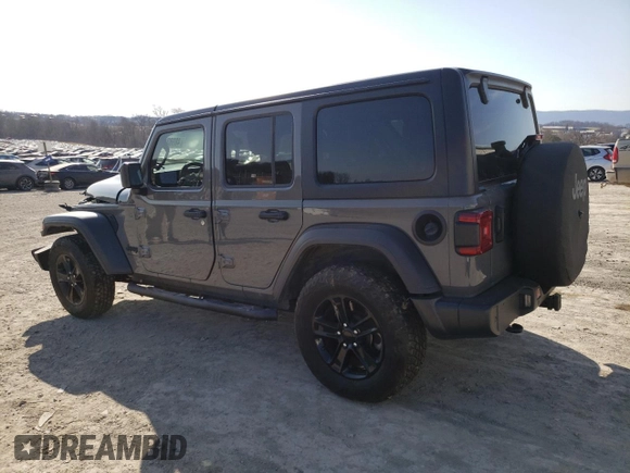 2020 Jeep Wrangler Unlimited Sport Altitude with VIN 1C4HJXDG5LW346627, listed as a Copart auction lot 48983145 with Not provided miles and Salvage title. Bid and sale history available at DreamBid. Image 2.