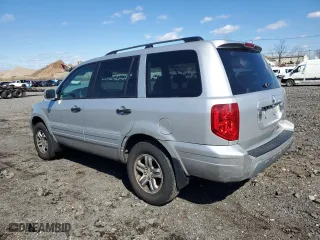2004 Honda Pilot EX with VIN 2HKYF18514H503665, listed as a Copart auction lot 46651875 with 166,751 mi miles and Clean Title. Bid and sale history available at carsss.com. Image 2.