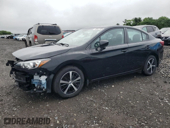 2019 Subaru Impreza Premium with VIN 4S3GKAD67K3602392, listed as a Copart auction lot 58961245 with 35,749 mi miles and Salvage title. Bid and sale history available at DreamBid. Image 1.