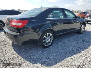 2008 Lincoln MKZ with VIN 3LNHM26T48R646539, listed as a Copart auction lot 51665135 with 102,502 mi miles and Salvage Title. Bid and sale history available at carsss.com. Image 3.