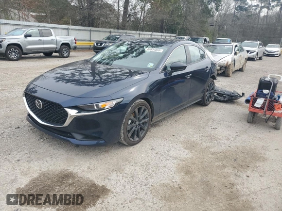 2025 Mazda 3 S Select Sport with VIN 3MZBPABM5SM458480, listed as a Copart auction lot 46854855 with 773 mi miles and Salvage Title. Bid and sale history available at DreamBid. Image 1.