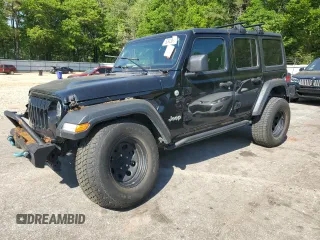 2020 Jeep Wrangler Unlimited Sport S z VIN 1C4HJXDN0LW115231, wystawiony jako Copart lot #53436115 z przebiegiem 64 307 mil mil oraz Szkoda całkowita • Salvage title. Historia ofert i sprzedaży dostępna na DreamBid. Obrazek 1.