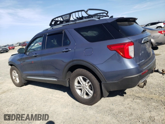2021 Ford Explorer Platinum with VIN 1FM5K8HC0MGC27274, listed as a Copart auction lot 47003315 with 43,333 mi miles and Salvage Title. Bid and sale history available at carsss.com. Image 2.