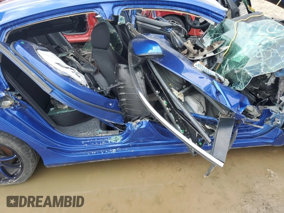 2017 Honda Civic LX with VIN 19XFC2F58HE057307, listed as a Copart auction lot 56064895 with Not provided miles and Salvage title. Bid and sale history available at DreamBid. Image 13.